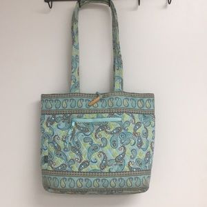 Maggi B large quilted tote